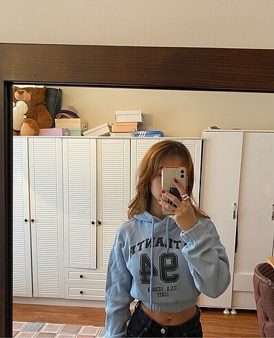 Bershka Crop Sweatshirt