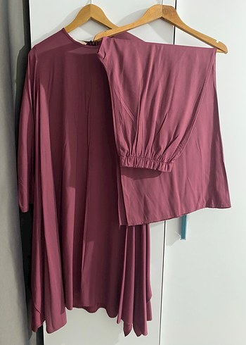 Allday Tesettür Mürdüm Takım - Görsel 7