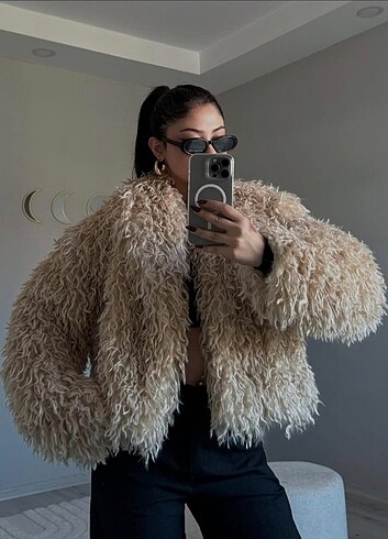 Zara Peluş kürk kıvırcık