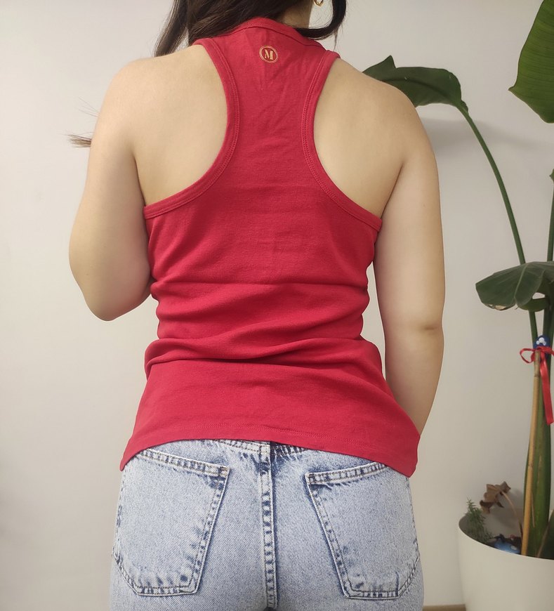 Mango Kırmızı Kadın bluz - Görsel 5