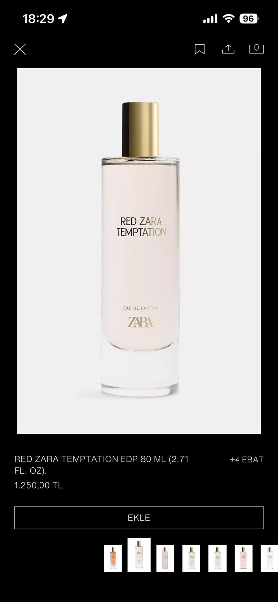 Zara Red Temptation Kadın Parfümü - Görsel 2