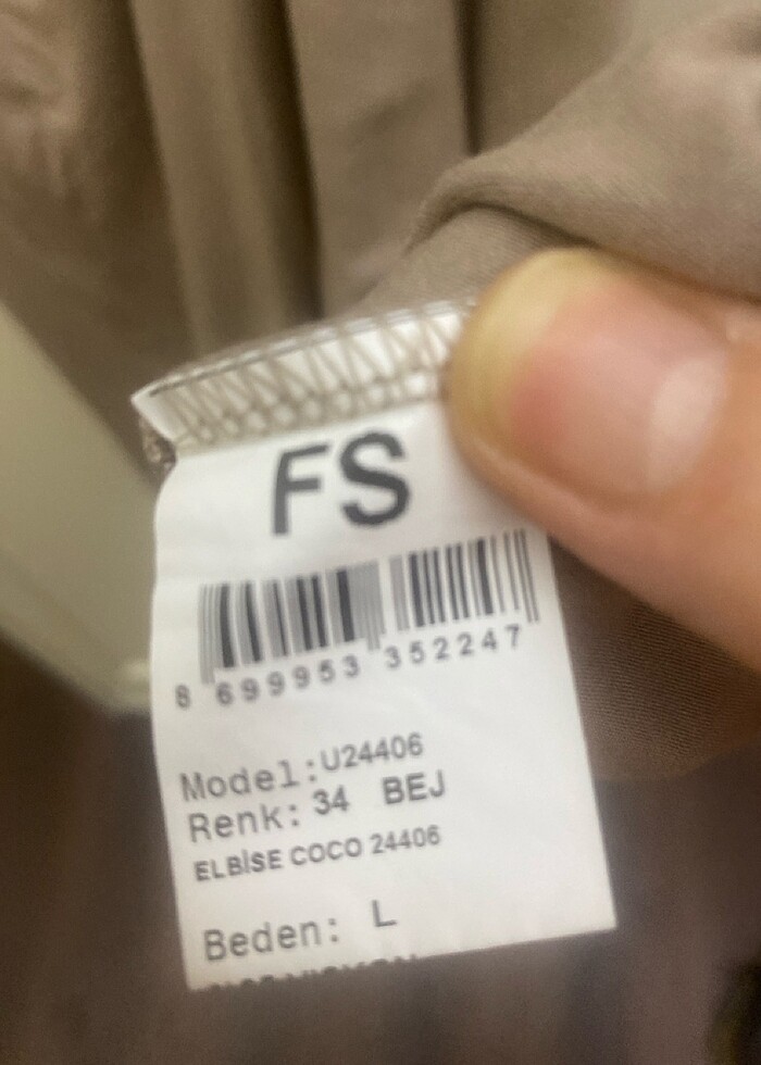 Penye şık detaylı vesalaş bir elbise 42-46 arası - Görsel 4