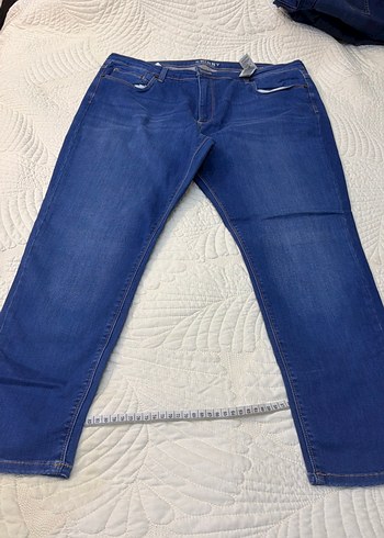 Roman Marka Mavi Denim Jean Elastik Kumas Dar Paca