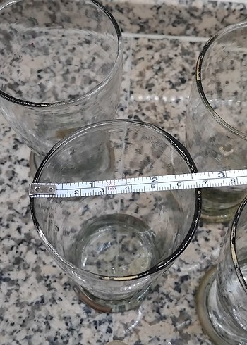 Paşabahçe Gri Cam 6'lı Bardak Seti