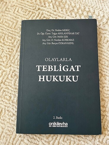 Olaylarla tebligat hukuku- Nedim Meriç