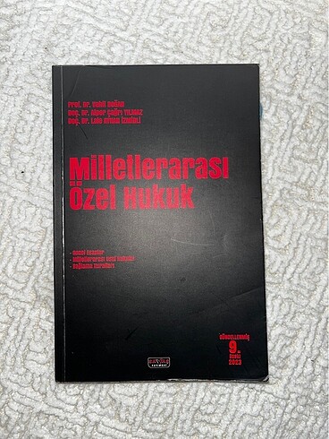Milletlerarası Özel Hukuk- Vahit Doğan
