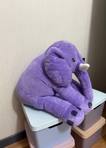 Beden Renk Mor Peluş Fil Oyuncak