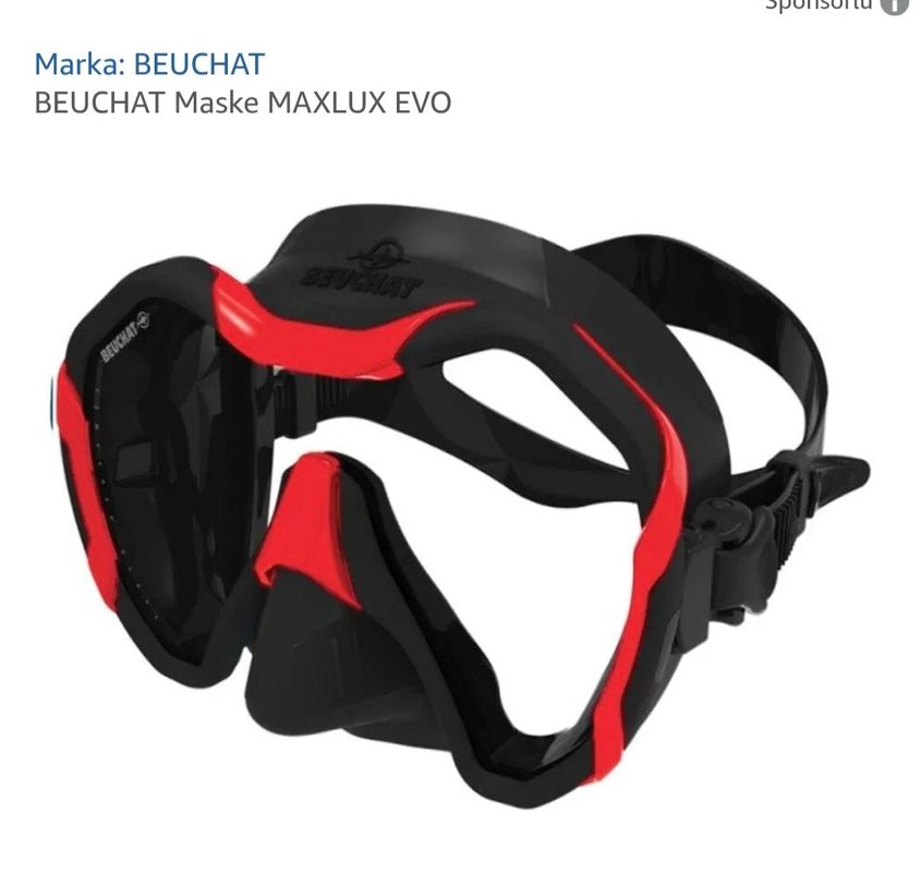 Beuchat Yüzme Maskesi ve Snorkel Seti - Görsel 2