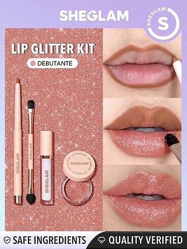 Sheglam Lip Dazzler debutante