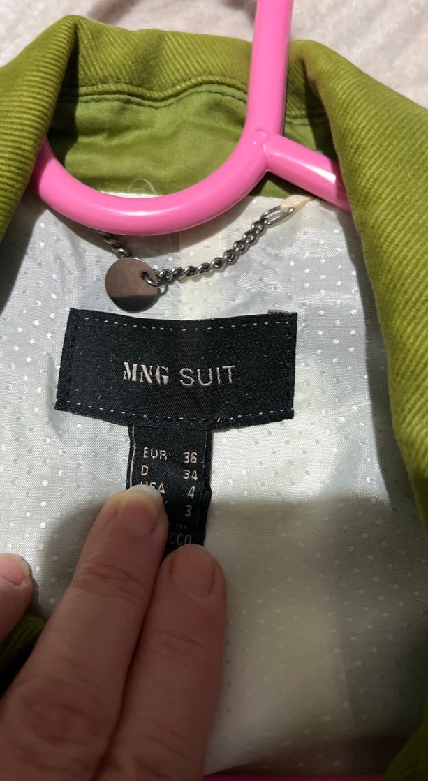 Düğmeli Yeşil Kadın Blazer Ceket - Görsel 2