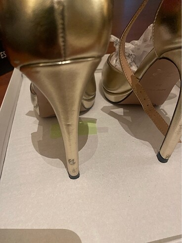 37 Beden Gold nine west ayakkabılı