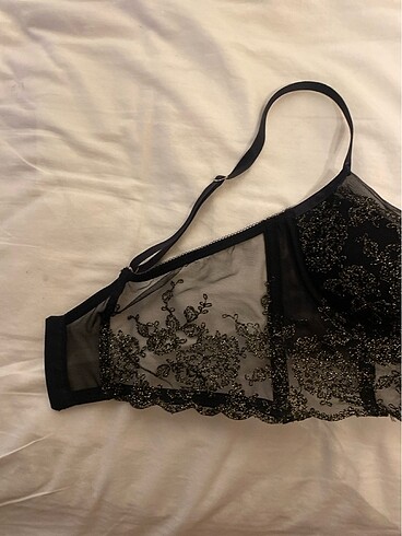 H&M Destekli dantelli SIYAH&GOLD