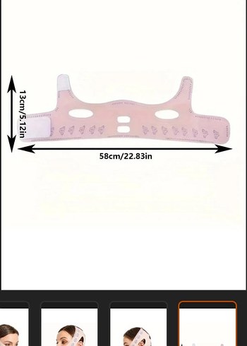 Kadınlar için Yüz Şekillendirici Maske - Görsel 10