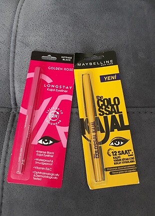  Beden Renk 2 adet paketli eyeliner (Sıfır Ürün)