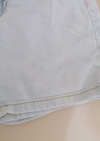 Kız Çocuk Mavi Denim Şort - Görsel 3