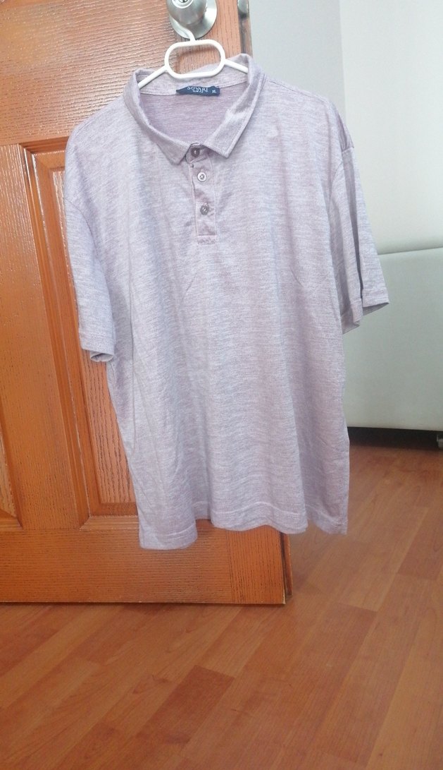 Bordo  Keten Kumaşlı Erkek Polo Tişört - Görsel 2