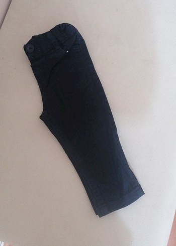 Düğmeli Lacivert Erkek Çocuk Kot Pantolon - Görsel 2