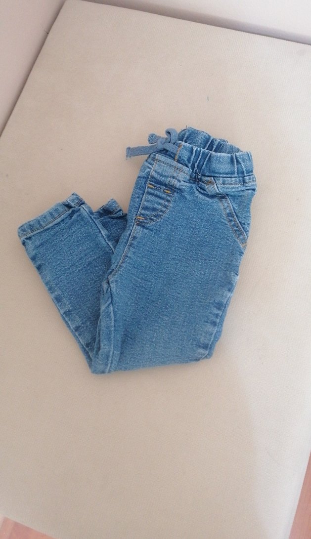 Erkek Çocuk Mavi Denim Pantolon - Görsel 2