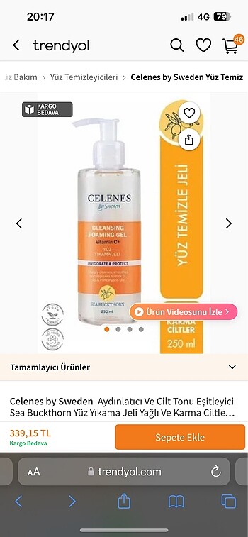 Yves Rocher Celenes Yüz Temizleme Jeli