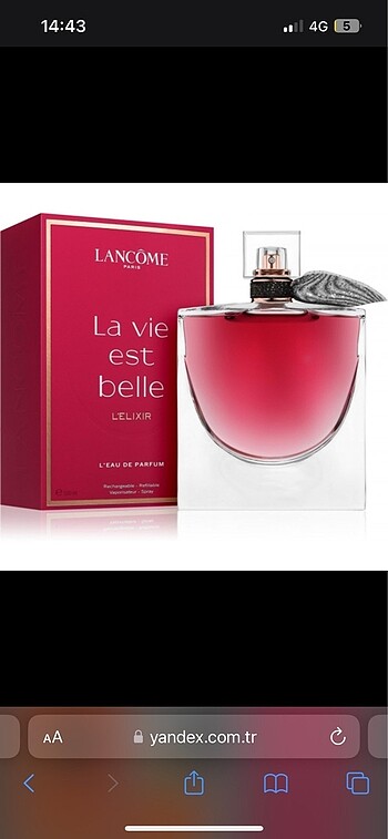 Lancome La vie est belle - elixir