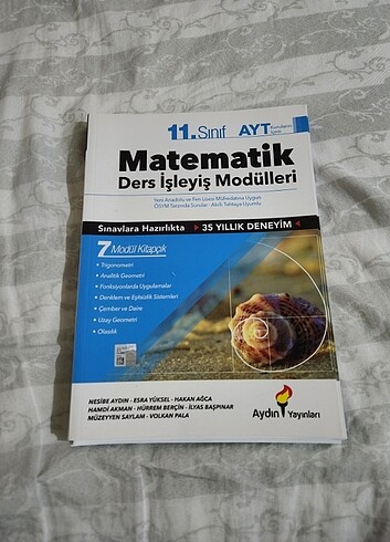 Aydın Yayınları 11. Sınıf Ayt Matematik
