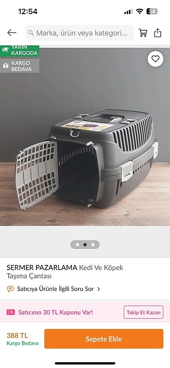 Kedi köpek taşıma çantası