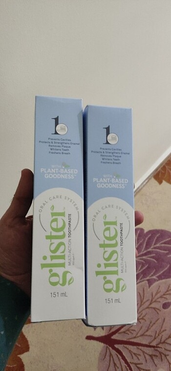 Glister Amway 151 ml büyük boy iki adet 