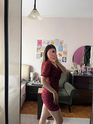 xs Beden şık mini elbise