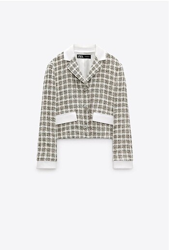 Zara Zara Kareli crop blazer