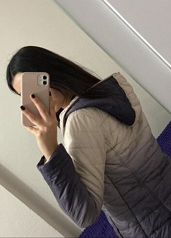 Renk geçişli mont