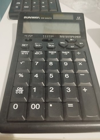 Sunway SW-2253TC Siyah Hesap Makinesi - Görsel 2