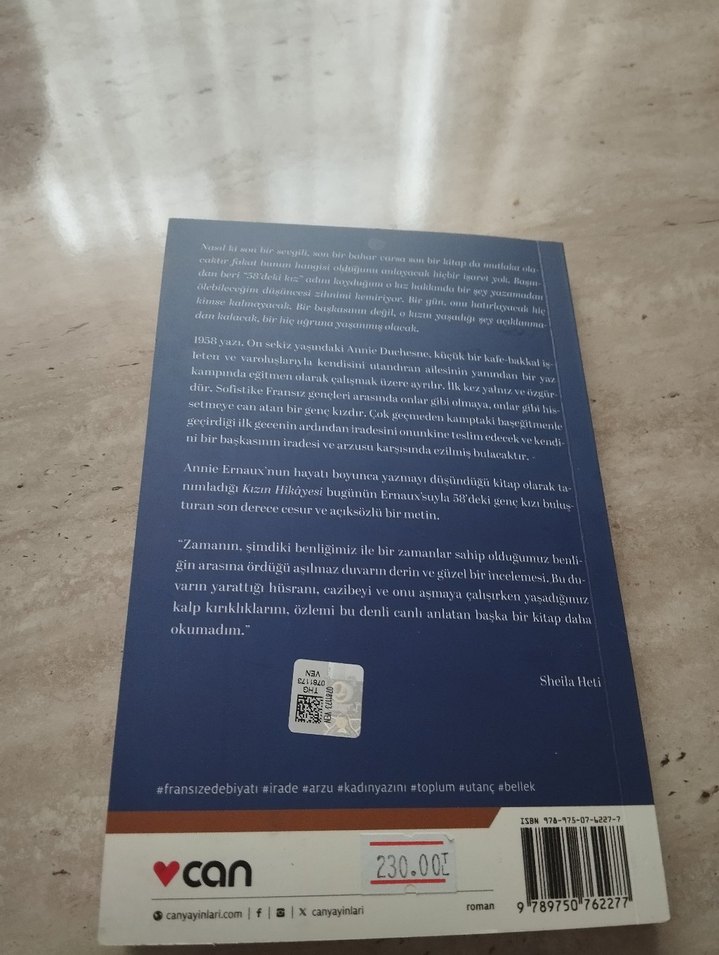 Annie Ernaux - Kızın Hikayesi Romanı - Görsel 2