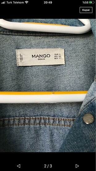 Mango Mango kot çeket