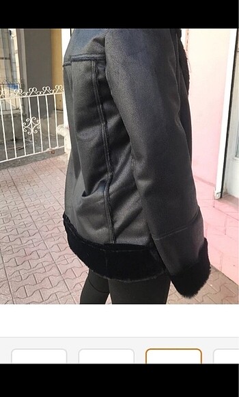 Diğer Siyah biker mont