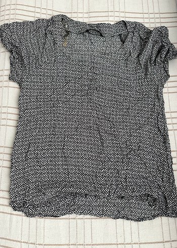 Gri V Yaka Kısa Kollu buluz