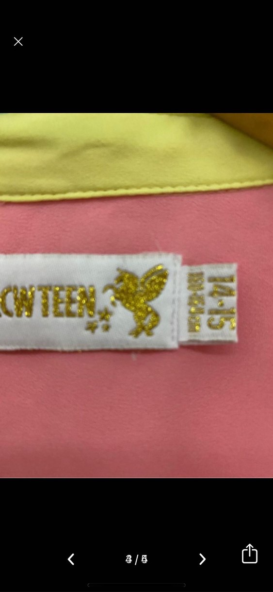 Renkli Düğmeli Kolsuz genç kız  Gömlek lcw 13-14 yaş - Görsel 4