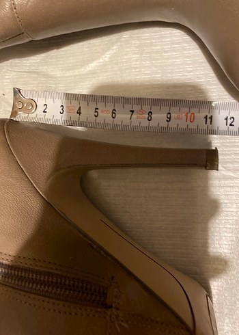 Nine west deri vizon 38,5 sivri topuk çizme - Görsel 3