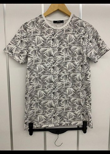 Avva xs Gri Desenli Kısa Kollu Erkek Tişört - Görsel 3