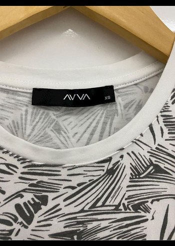 Avva xs Gri Desenli Kısa Kollu Erkek Tişört - Görsel 5