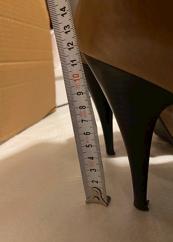 Gön deri kahverengi sivri topuklu bot 39 - Görsel 3