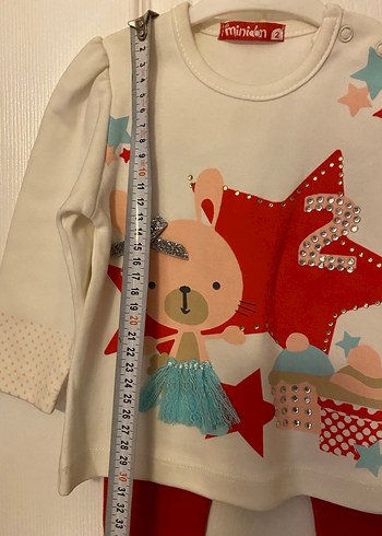 Bebek Kız Uzun Kollu Takım - Görsel 6