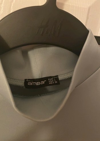 Ambar L mint yeşili yarım balıkçı crop - Görsel 2