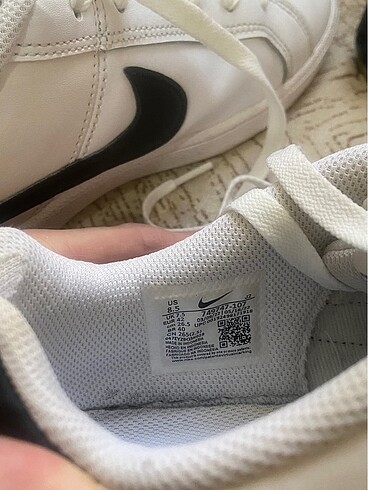 42 Beden beyaz Renk Nike erkek deri spor ayakkabı deri beyaz