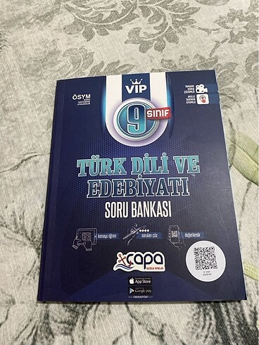 Çapa yayınladı 9. Sınıf Türk dili ve edebiyatı soru bankası