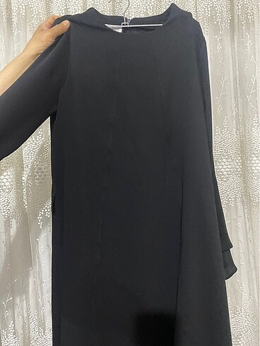 40 Beden siyah Renk Tesettür abiye elbise