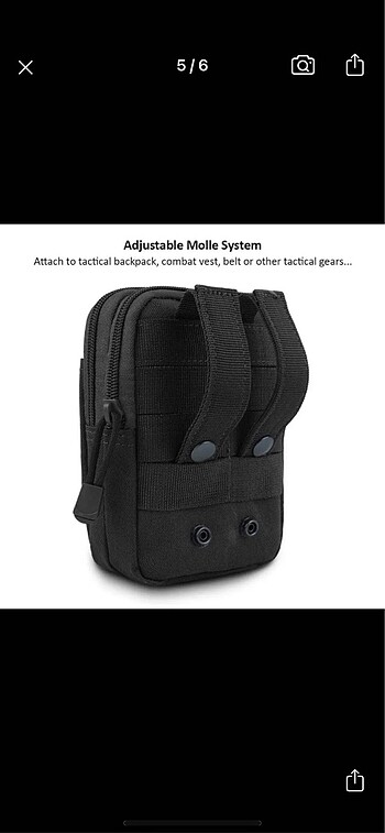 Beden Molle taktik çanta edc