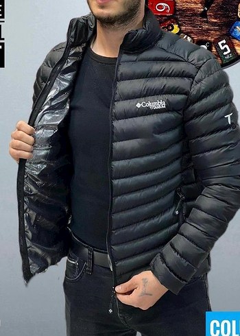 l Beden Columbia Siyah Mini Şişme Mont