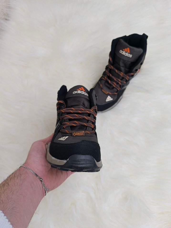 Adidas Erkek Koyu Kahverengi Outdoor Bot - Görsel 4