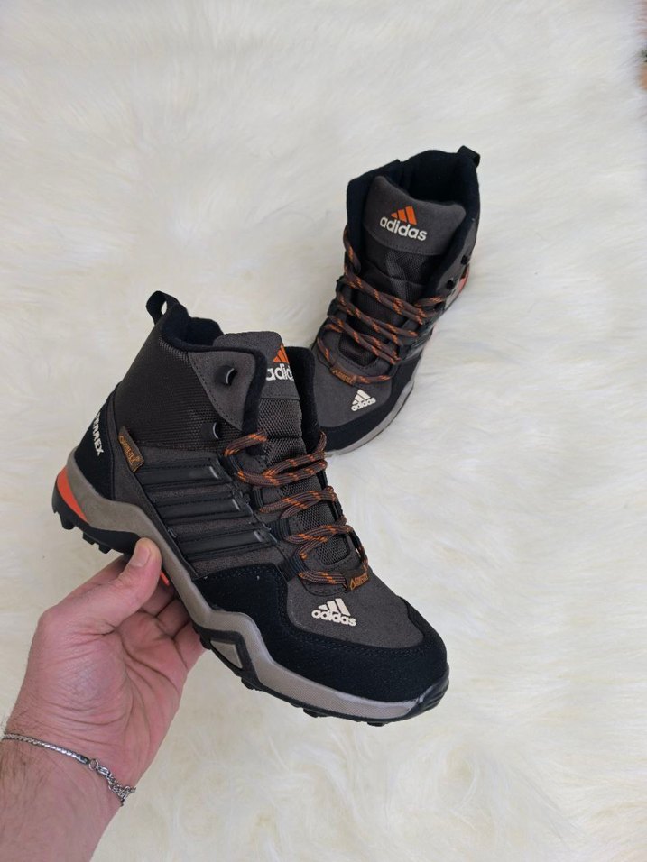 Adidas Erkek Outdoor Kahverengi Bağcıklı Ayakkabı - Görsel 5