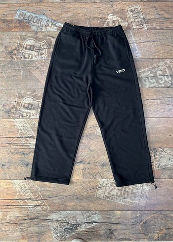 Siyah Rahat Kesim Fermuarlı Kadın Eşofman Altı - Görsel 5